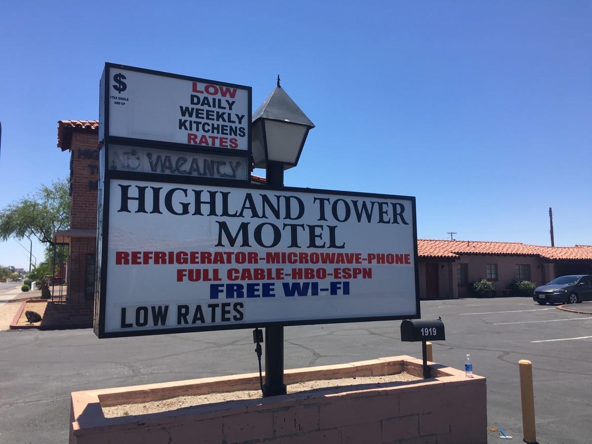 Highland Tower Motel Tucson Zewnętrze zdjęcie
